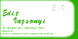 edit vazsonyi business card
